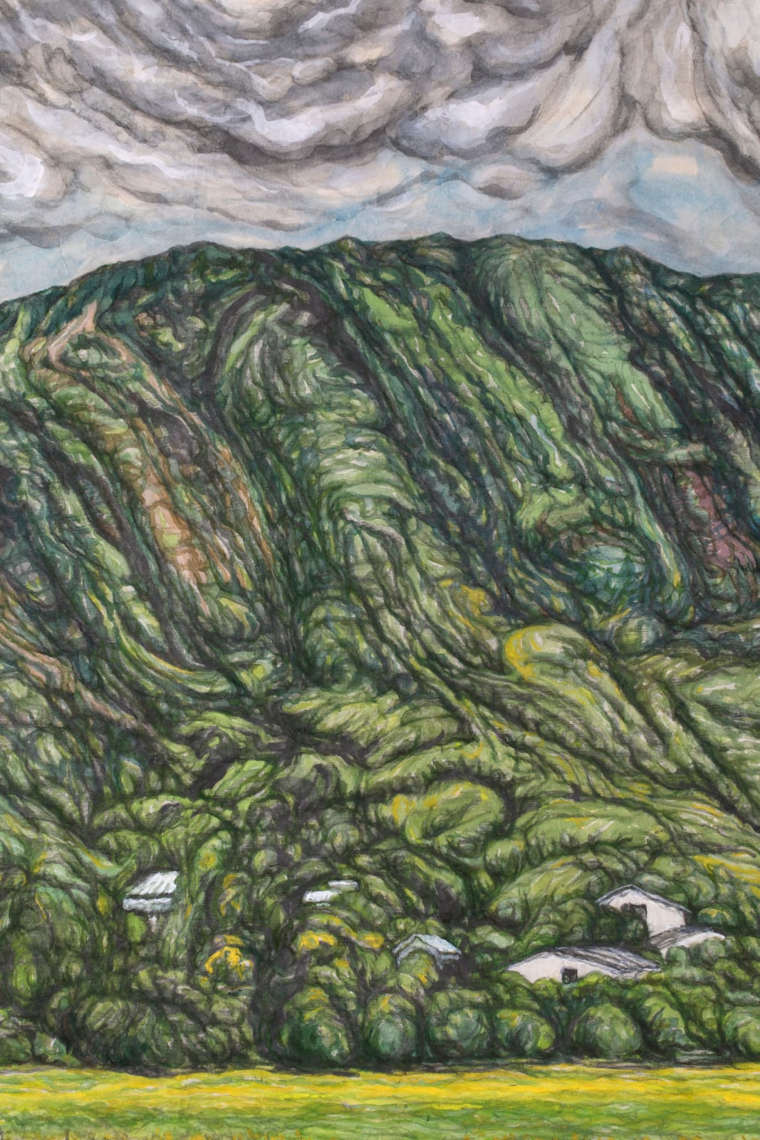 Shi Jin-Hua, Mountain Outside the Door, 2023