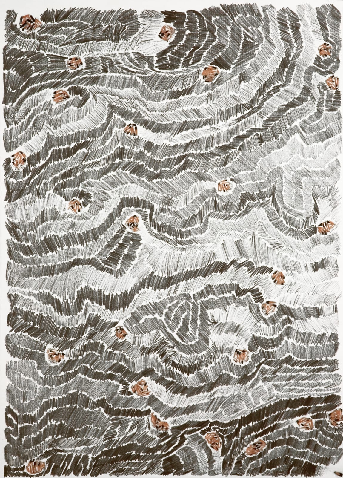 Shi Jin-Hua, Pen Walking #42, 2007