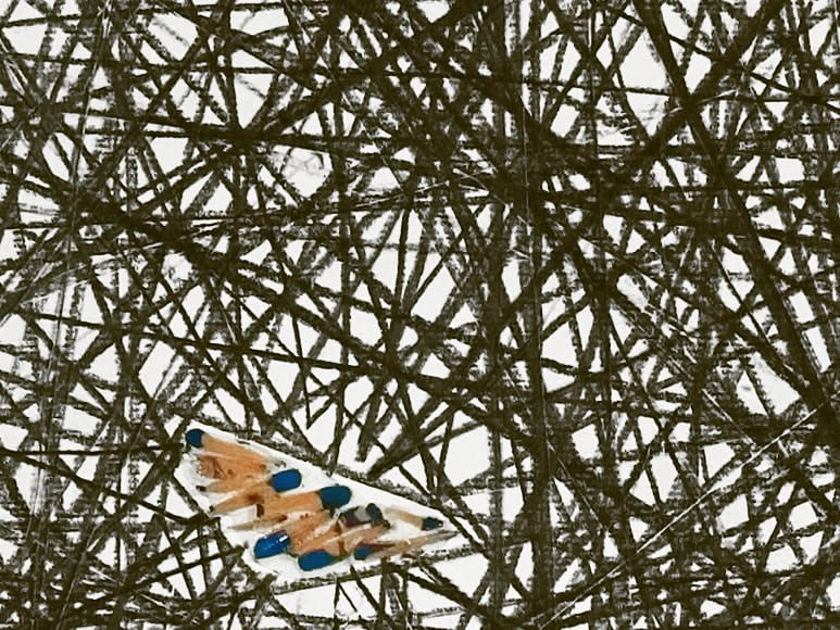 Shi Jin-Hua, Pen Walking #40, 2007