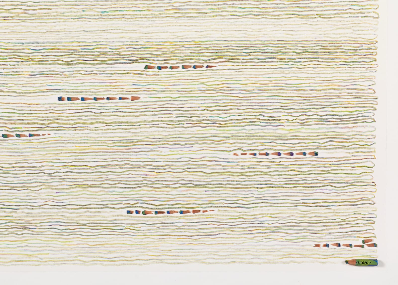 Shi Jin-Hua, Pen Walking #150, 2015