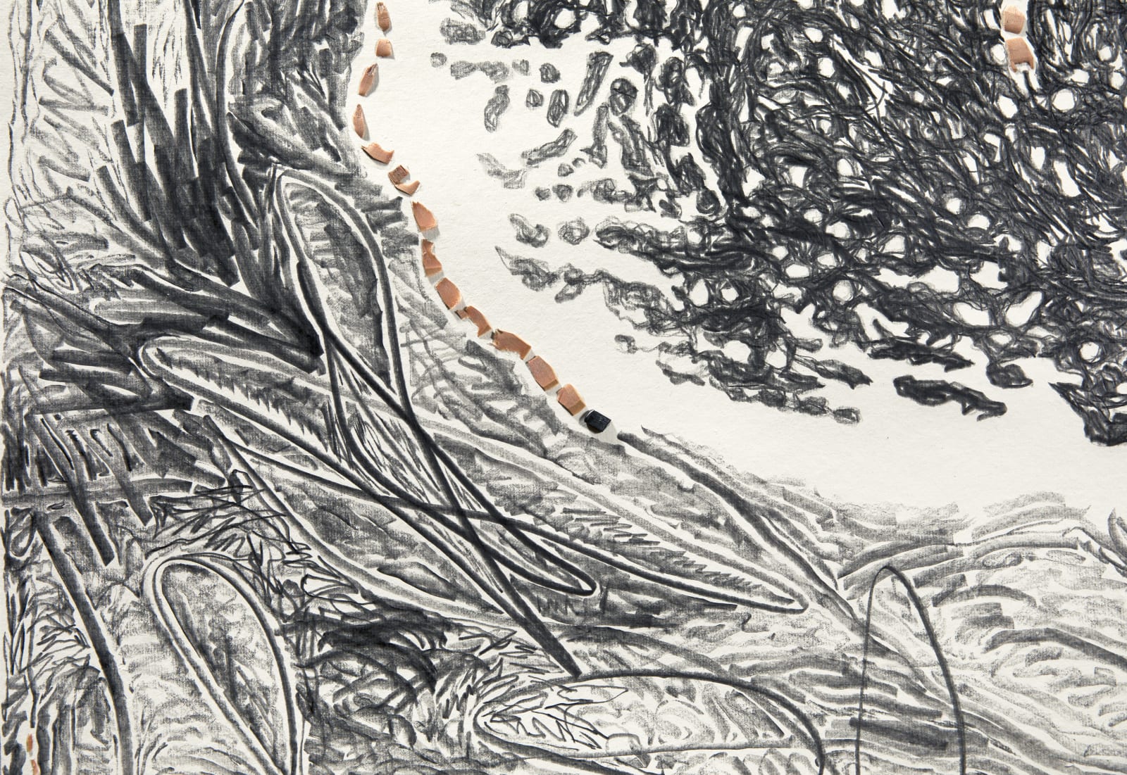 Shi Jin-Hua, Pen Walking #172, 2019