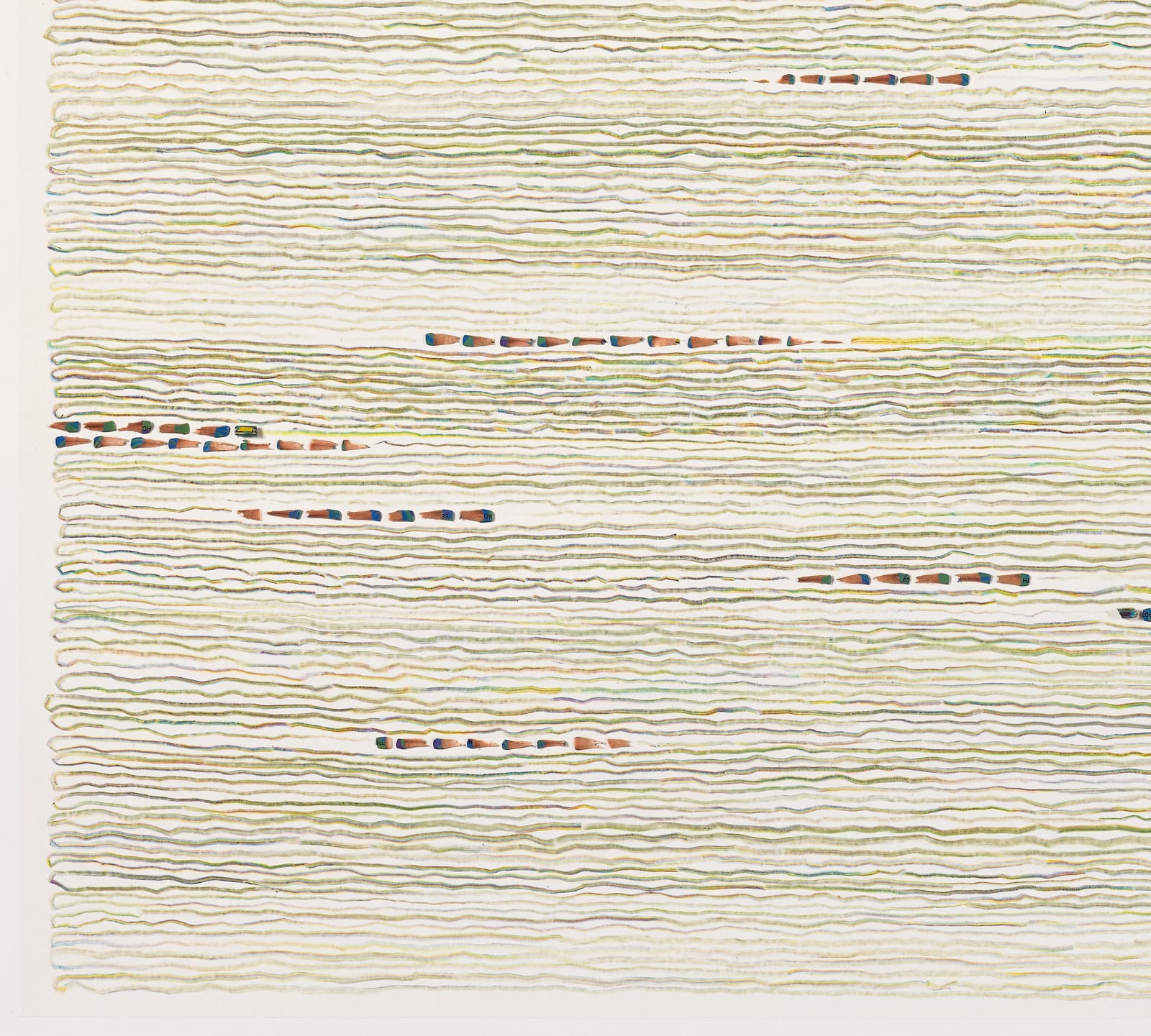 Shi Jin-Hua, Pen Walking #150, 2015