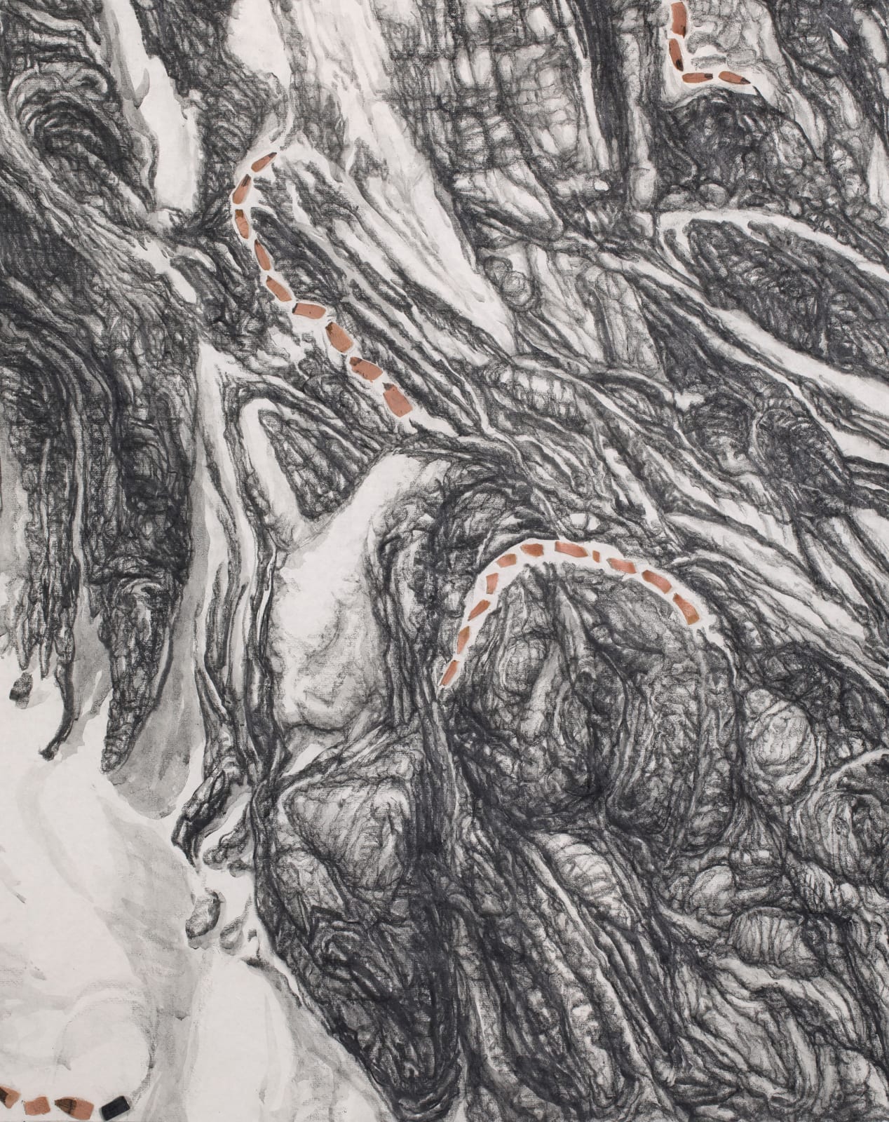 Shi Jin-Hua, Pen Walking #181, 2021-2022