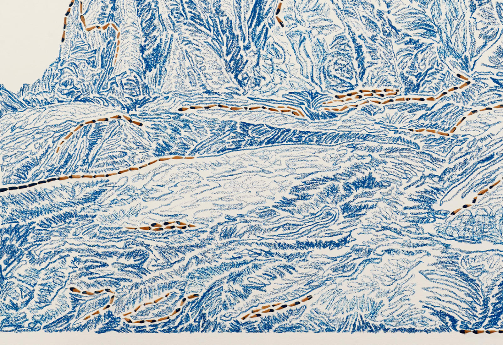 Shi Jin-Hua, Pen Walking #144, 2015