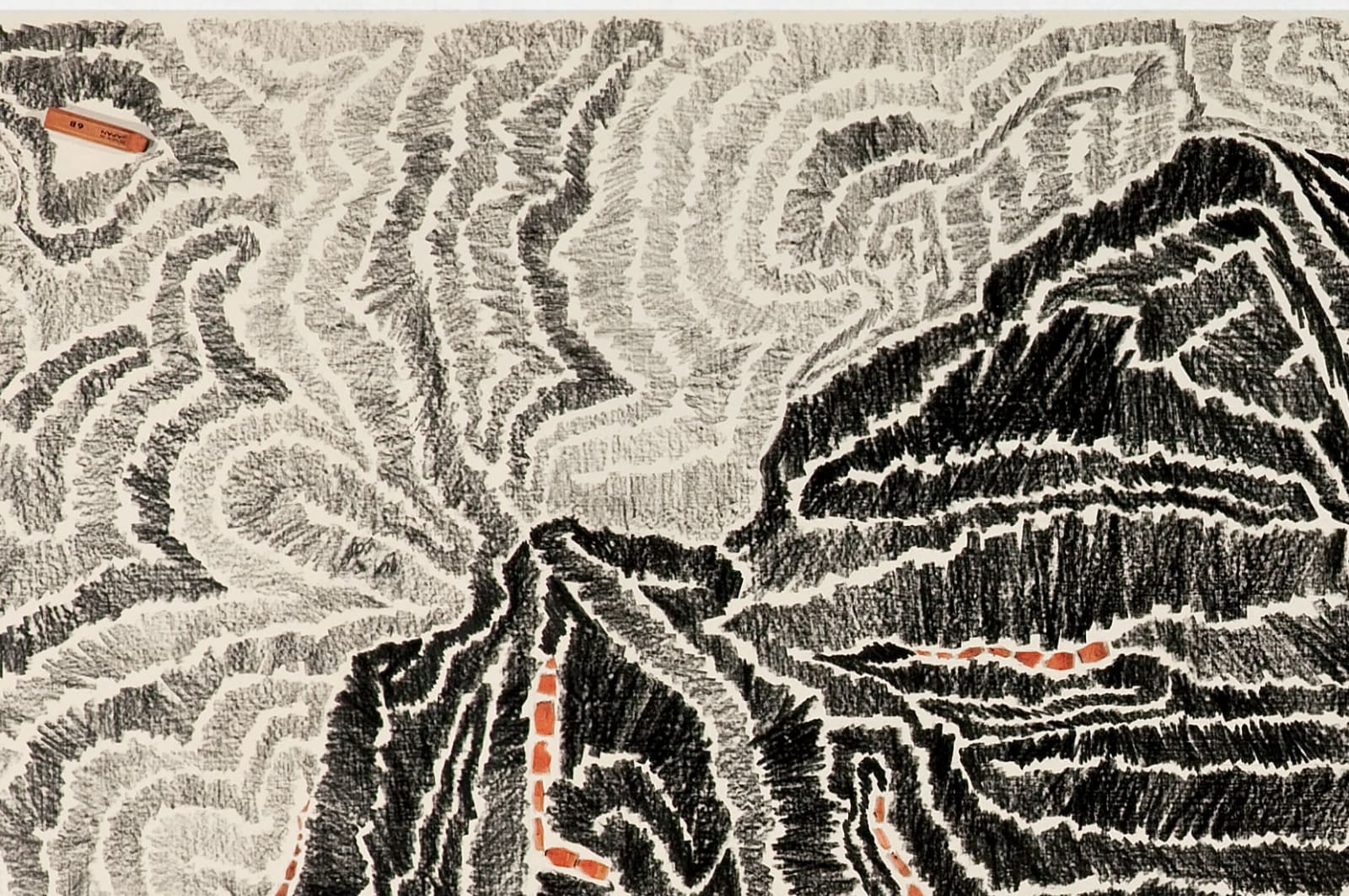 Shi Jin-Hua, Pen Walking #108, 2011