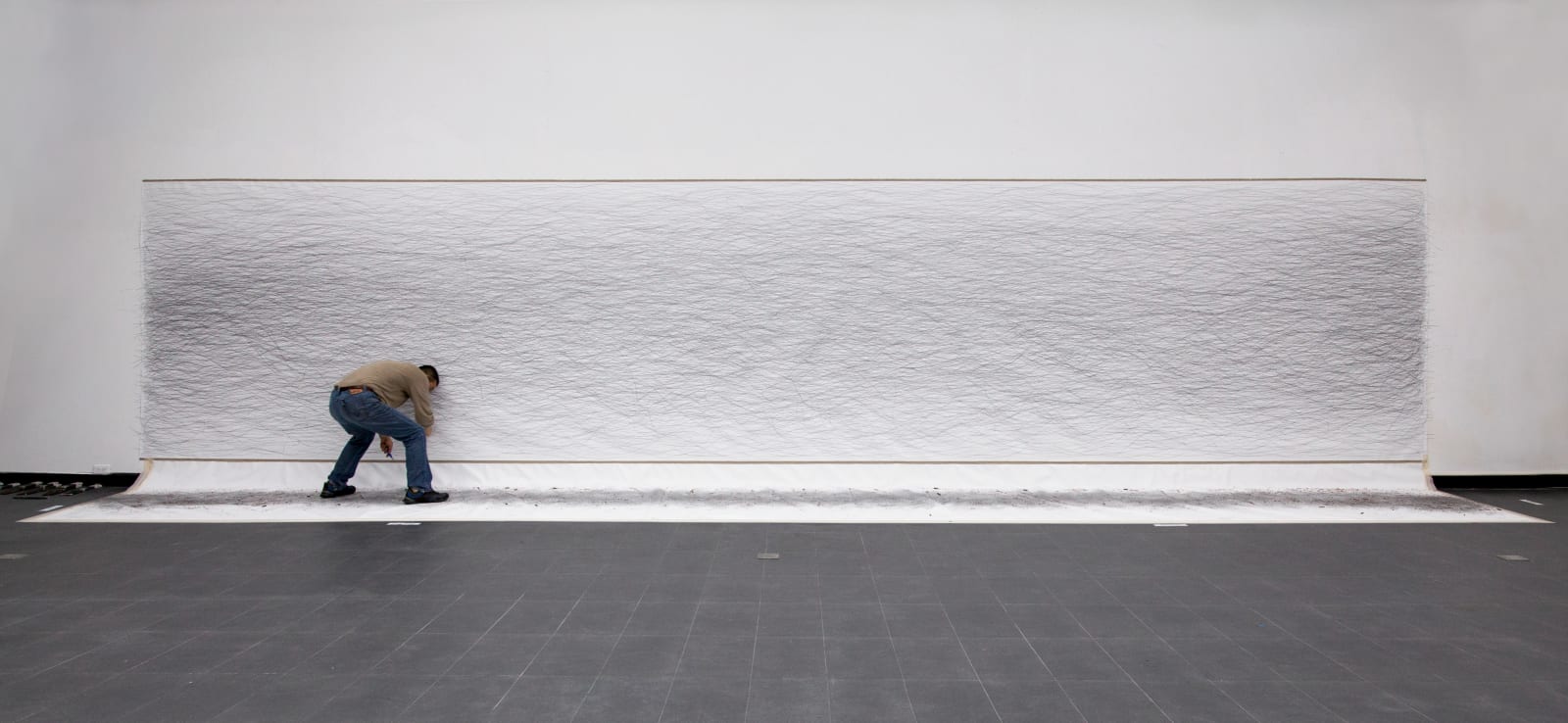 Shi Jin-Hua, A 100km Walk, 2012-2017