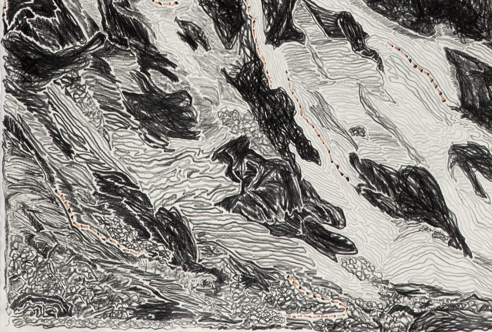 Shi Jin-Hua, Pen Walking #125, 2012