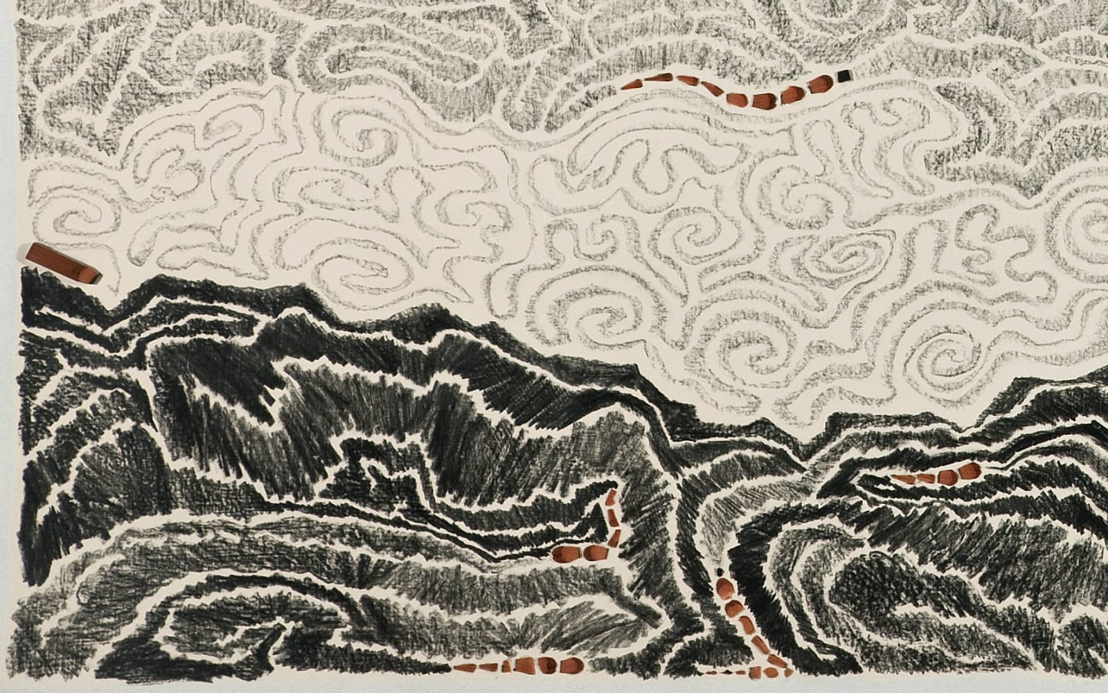 Shi Jin-Hua, Pen Walking #120, 2012