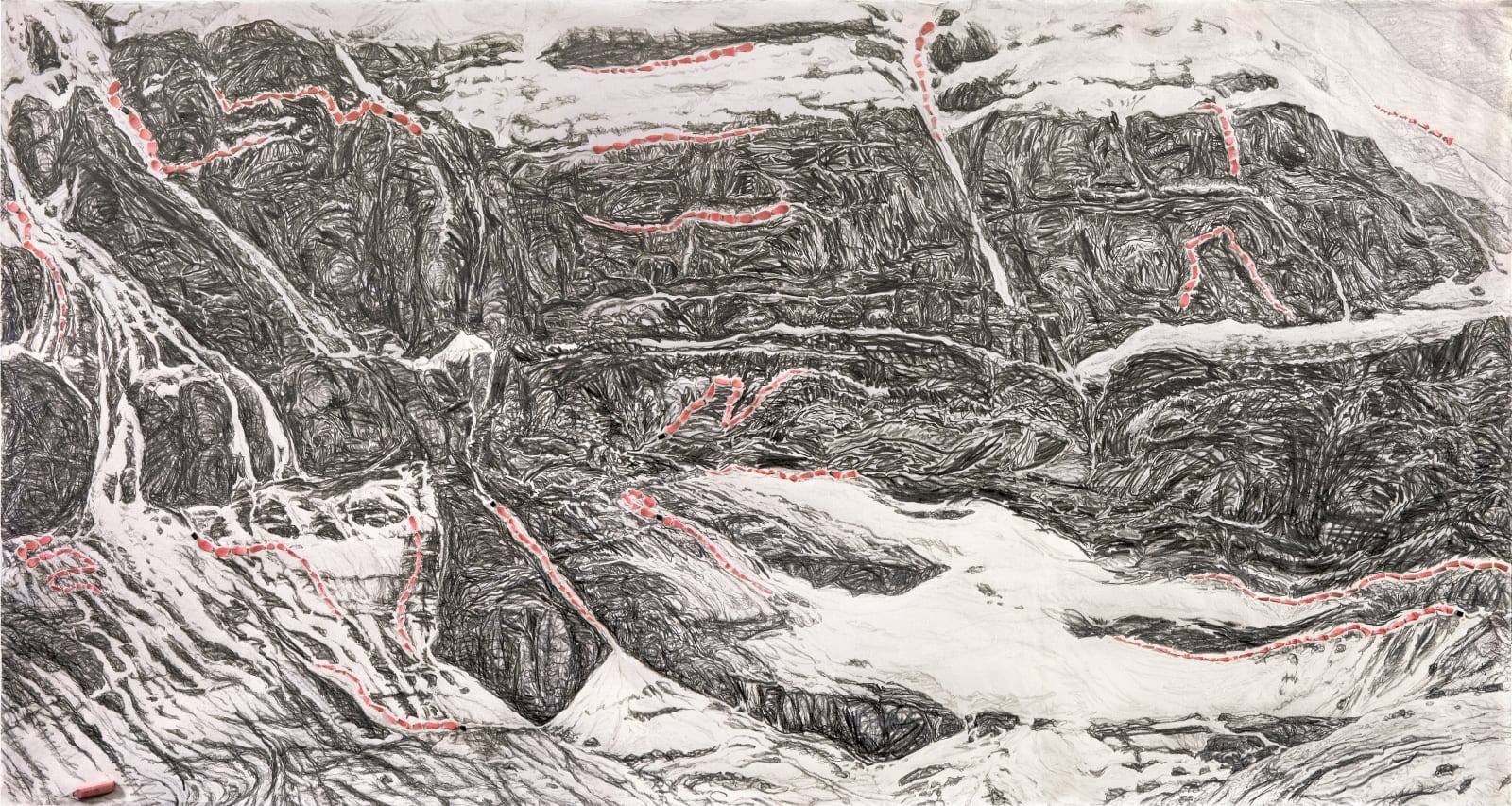 Shi Jin-Hua, Pen Walking #168, 2018-2019