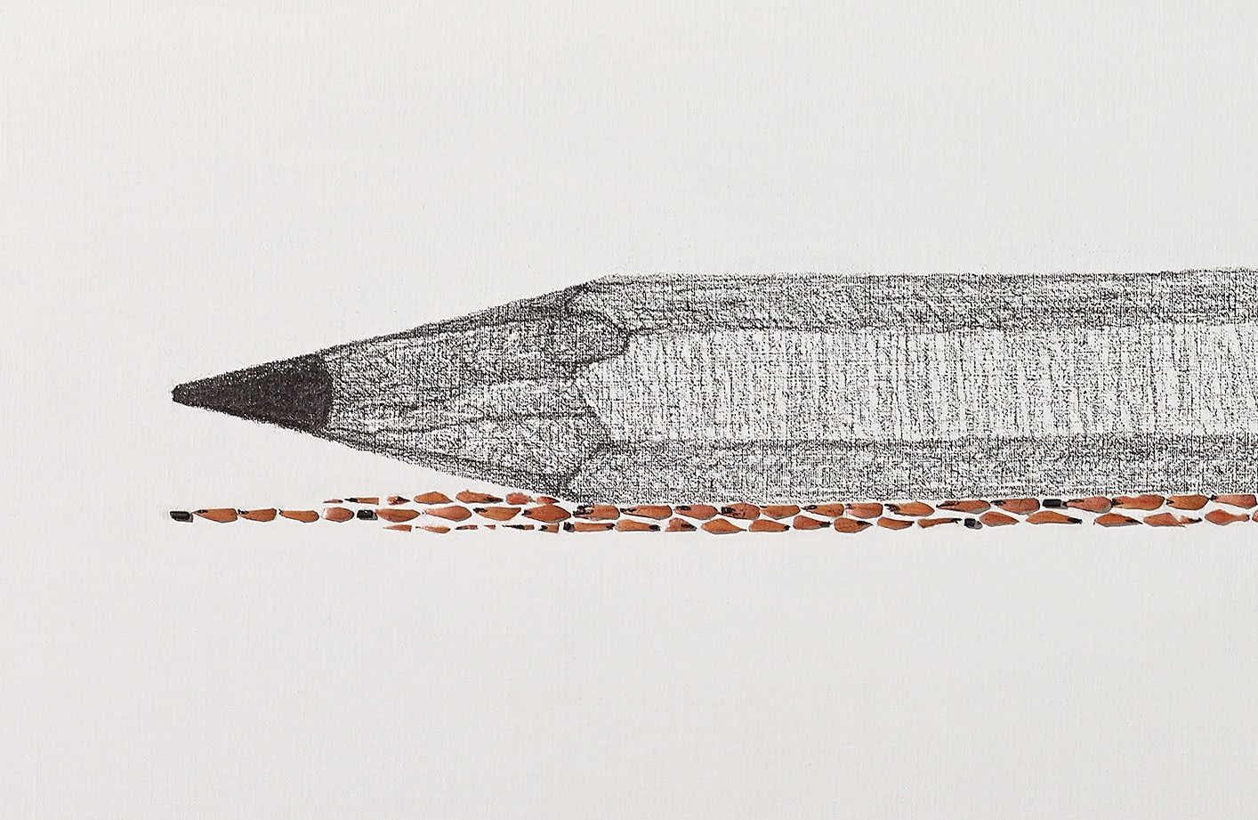 Shi Jin-Hua, Pen Walking #79, 2009-2014