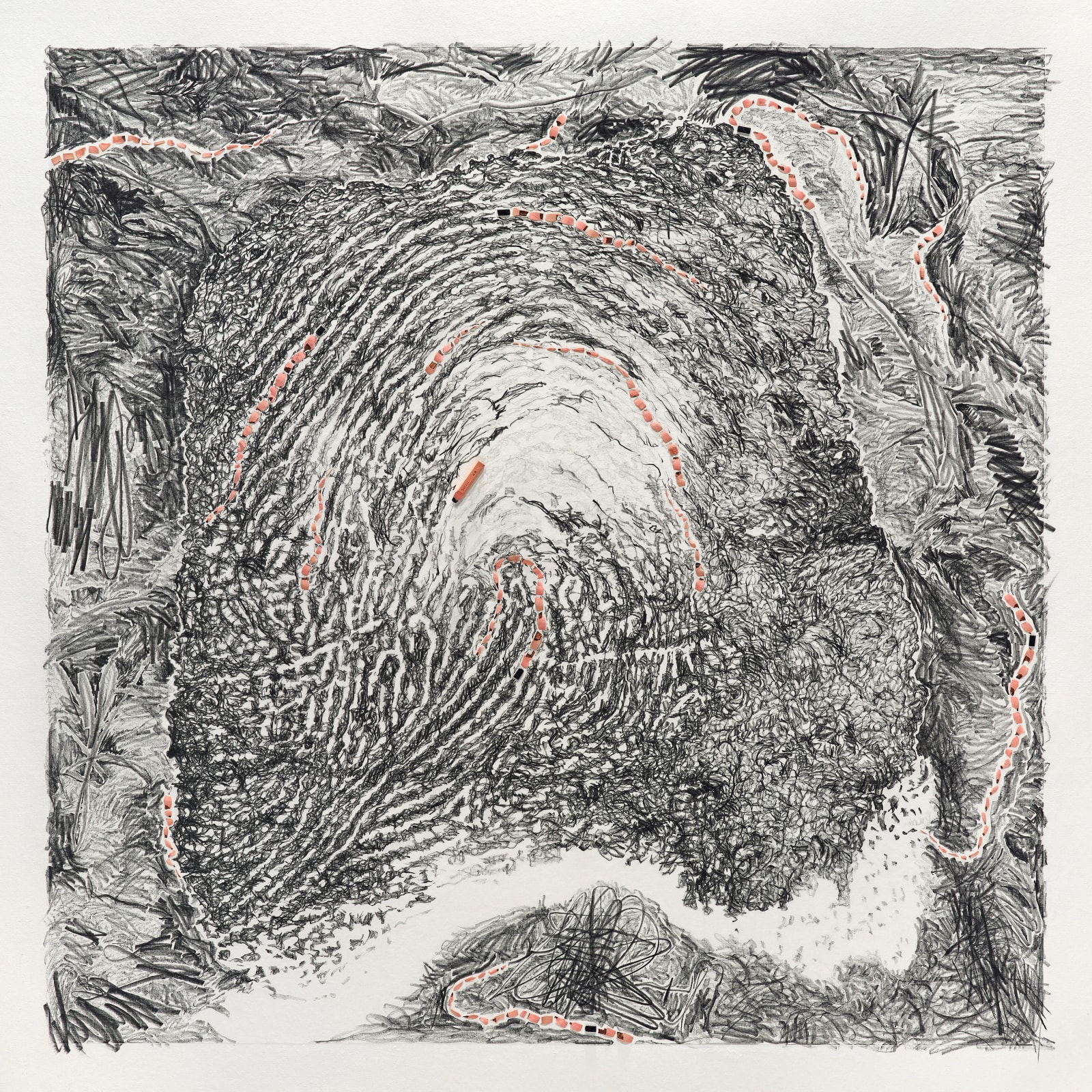 Shi Jin-Hua, Pen Walking #167, 2014-2019