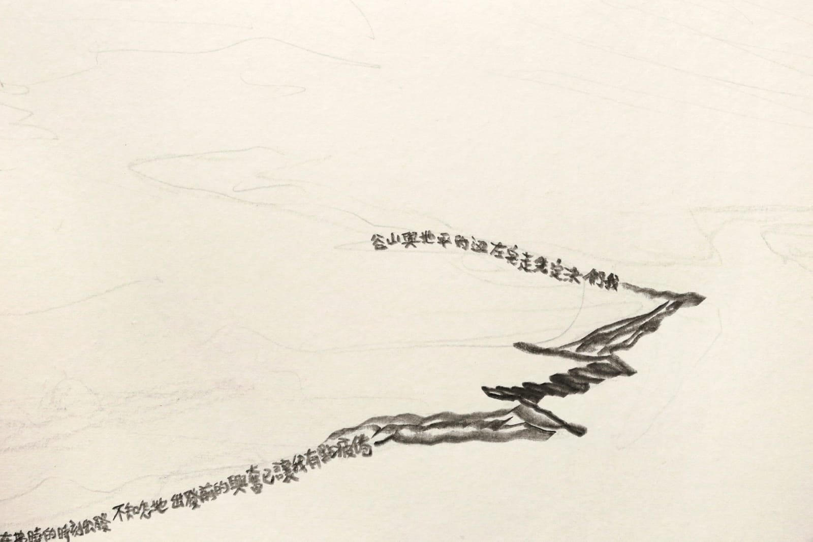 Shi Jin-Hua, Pen Walking #163, 2012-2016