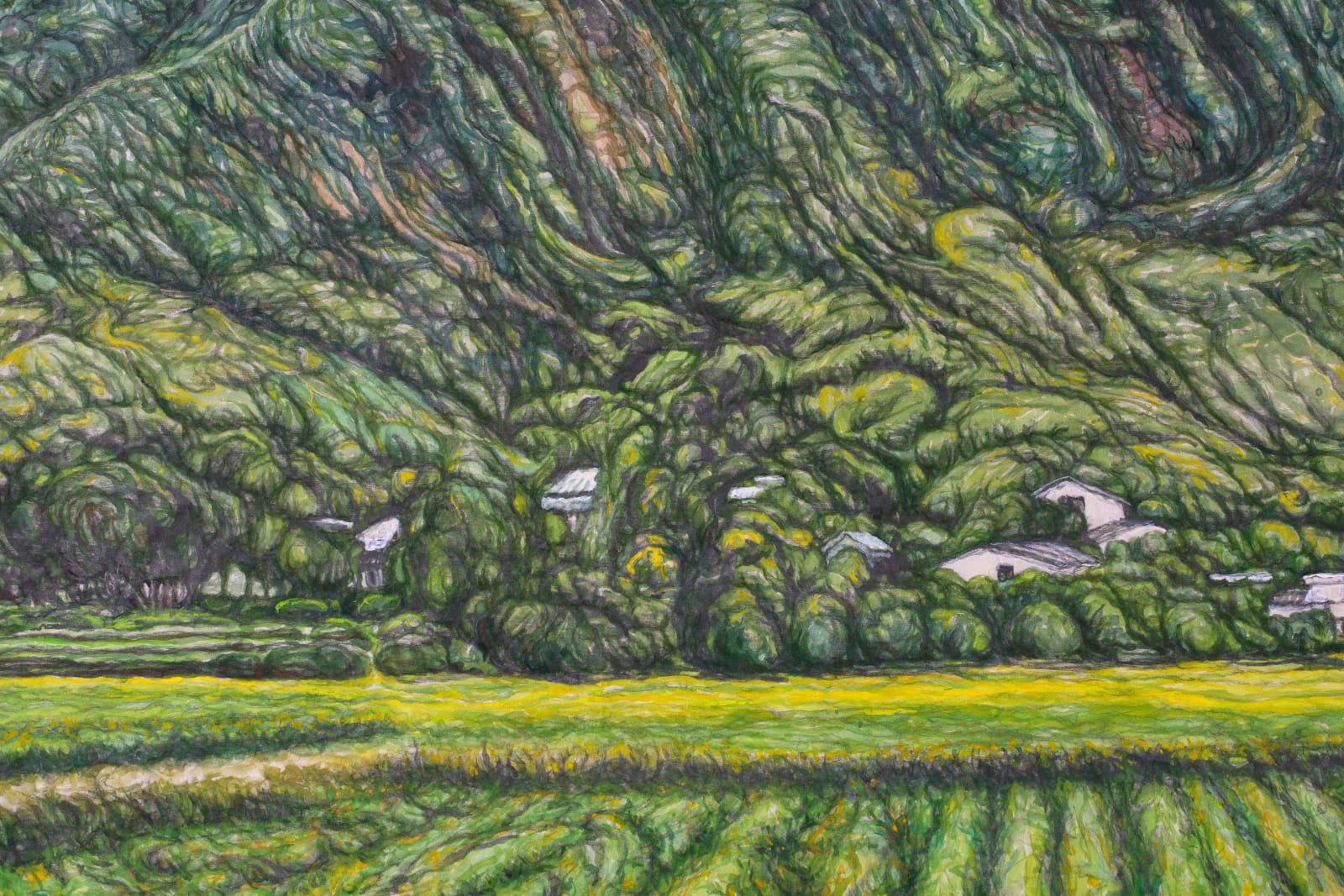 Shi Jin-Hua, Mountain Outside the Door, 2023