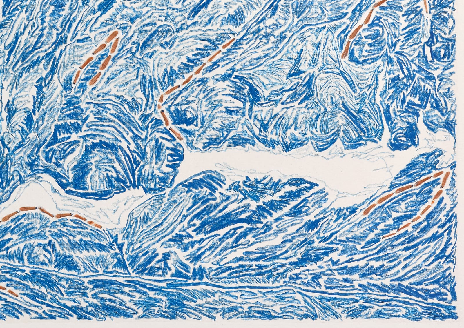 Shi Jin-Hua, Pen Walking #161, 2016