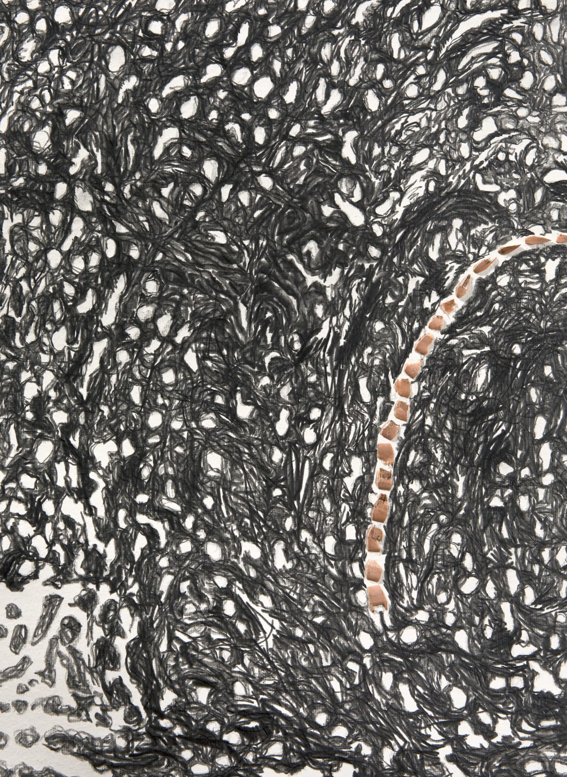 Shi Jin-Hua, Pen Walking #172, 2019