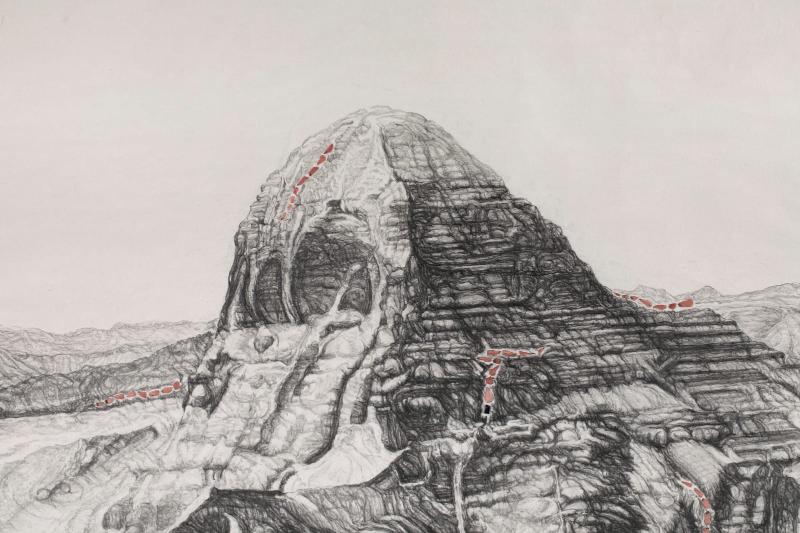 Shi Jin-Hua, Pen Walking #184, 2021-2023