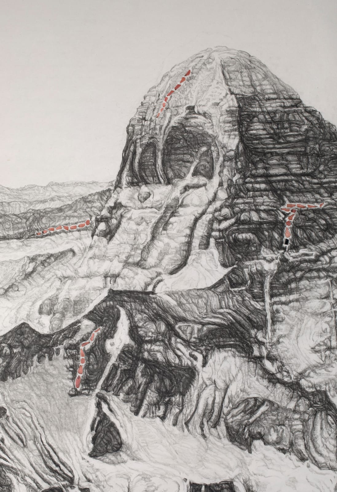 Shi Jin-Hua, Pen Walking #184, 2021-2023