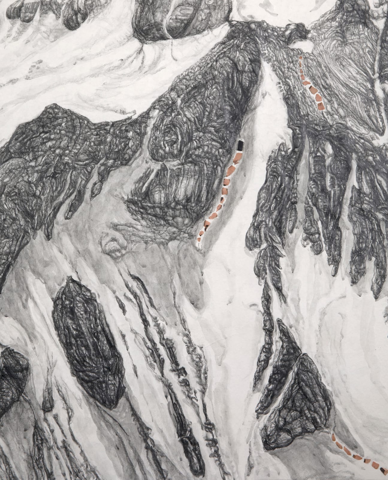 Shi Jin-Hua, Pen Walking #181, 2021-2022