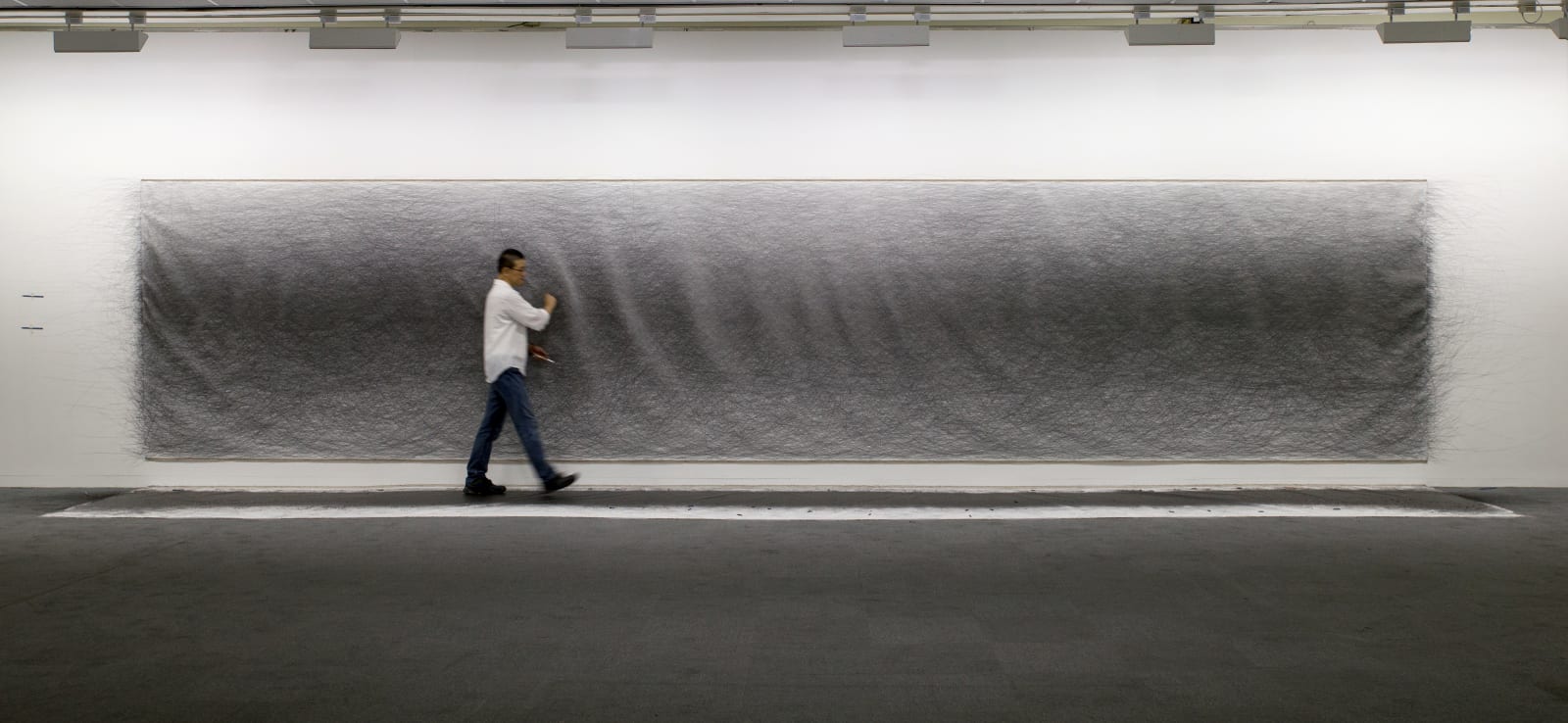 Shi Jin-Hua, A 100km Walk, 2012-2017