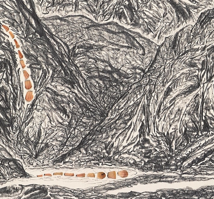 Shi Jin-Hua, Pen Walking #165, 2017