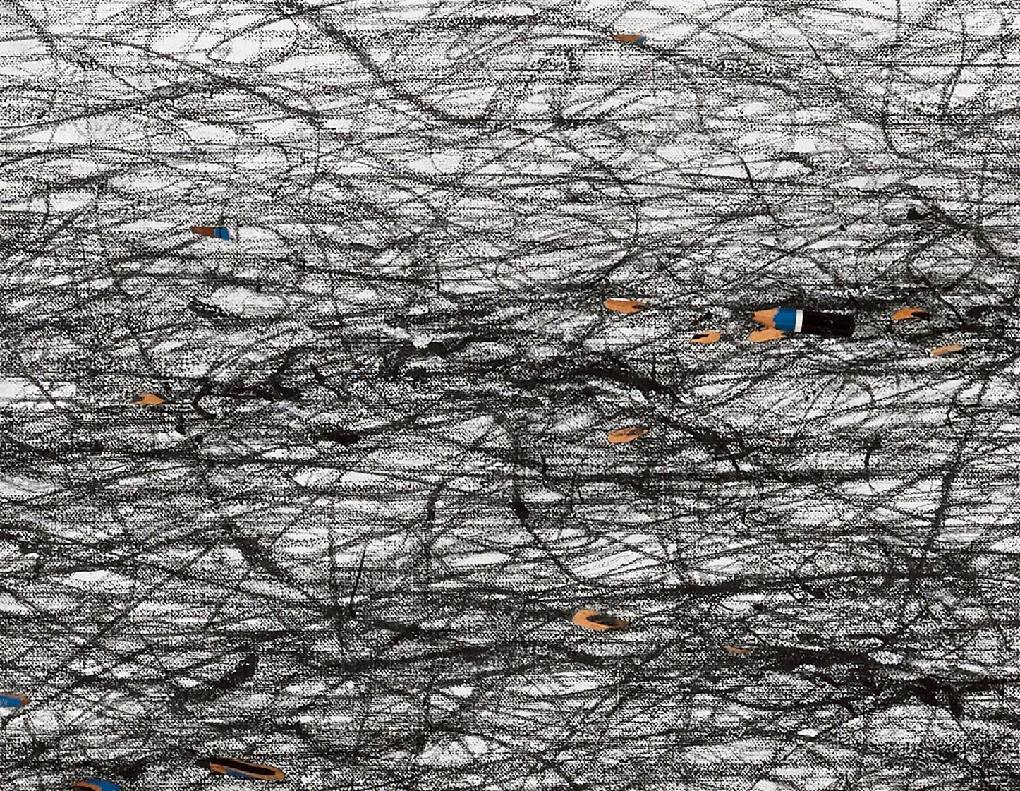 Shi Jin-Hua, Pen Walking #166, 2017