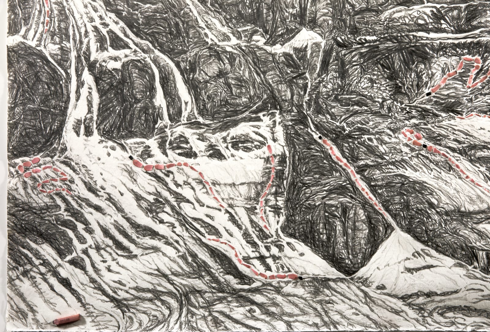 Shi Jin-Hua, Pen Walking #168, 2018-2019