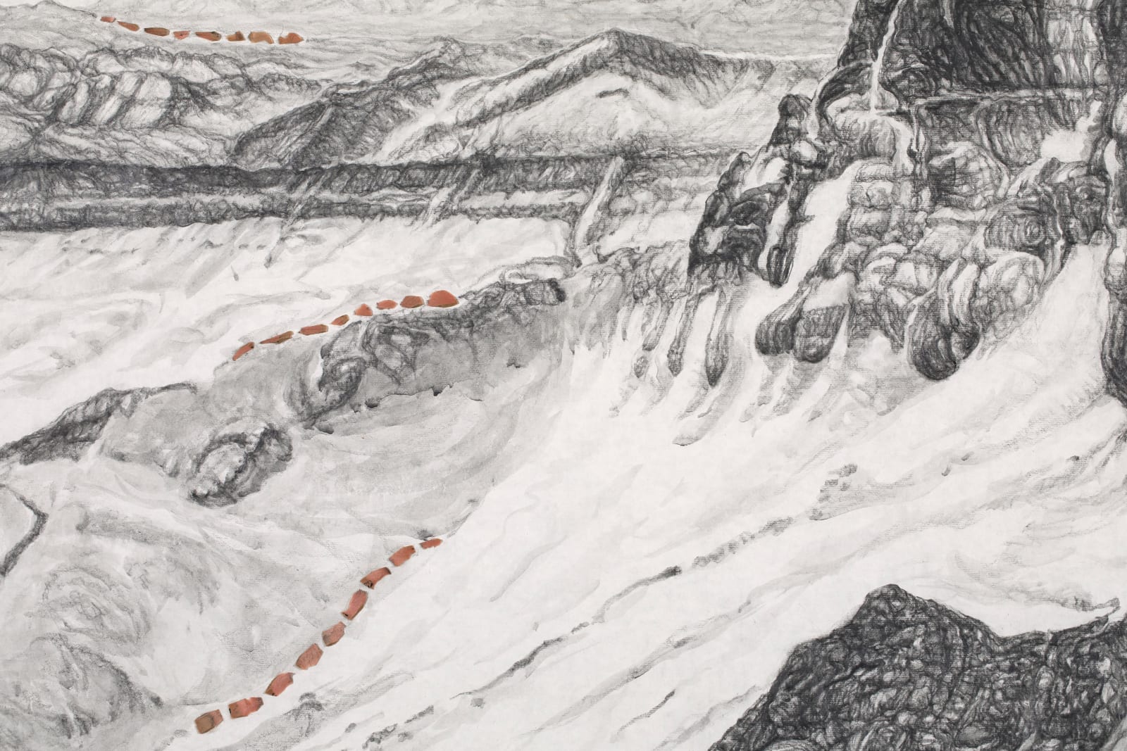 Shi Jin-Hua, Pen Walking #181, 2021-2022