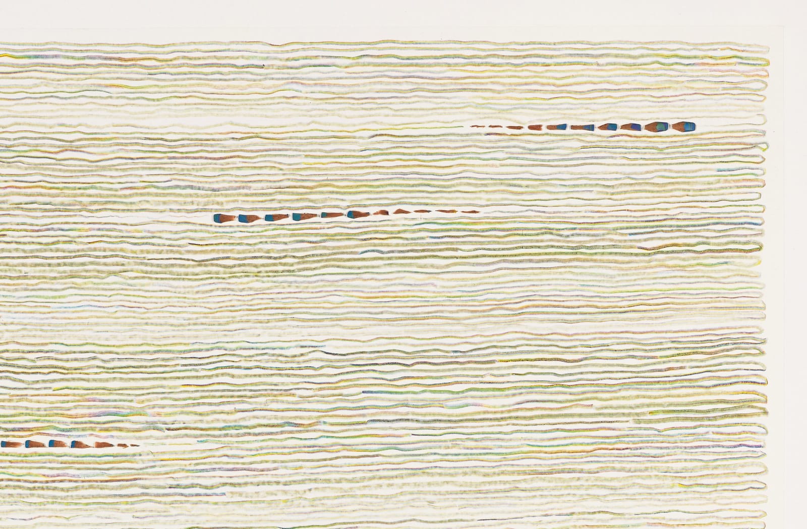 Shi Jin-Hua, Pen Walking #150, 2015