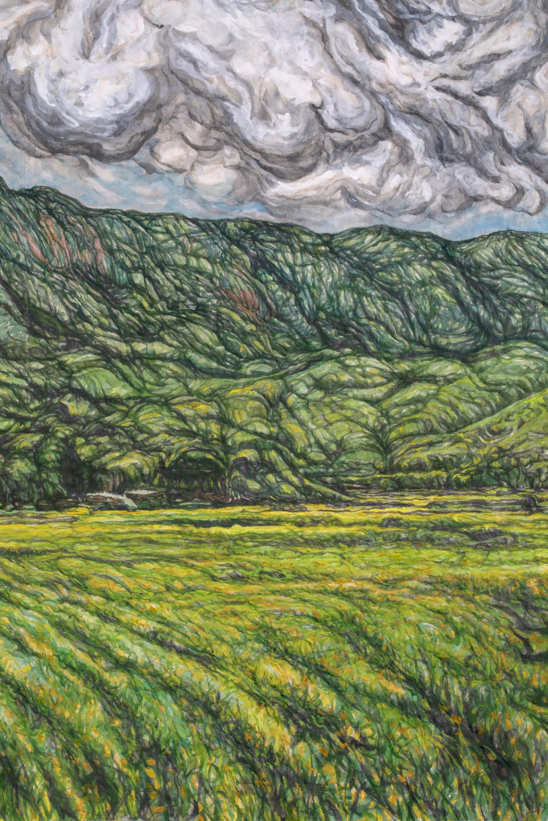 Shi Jin-Hua, Mountain Outside the Door, 2023