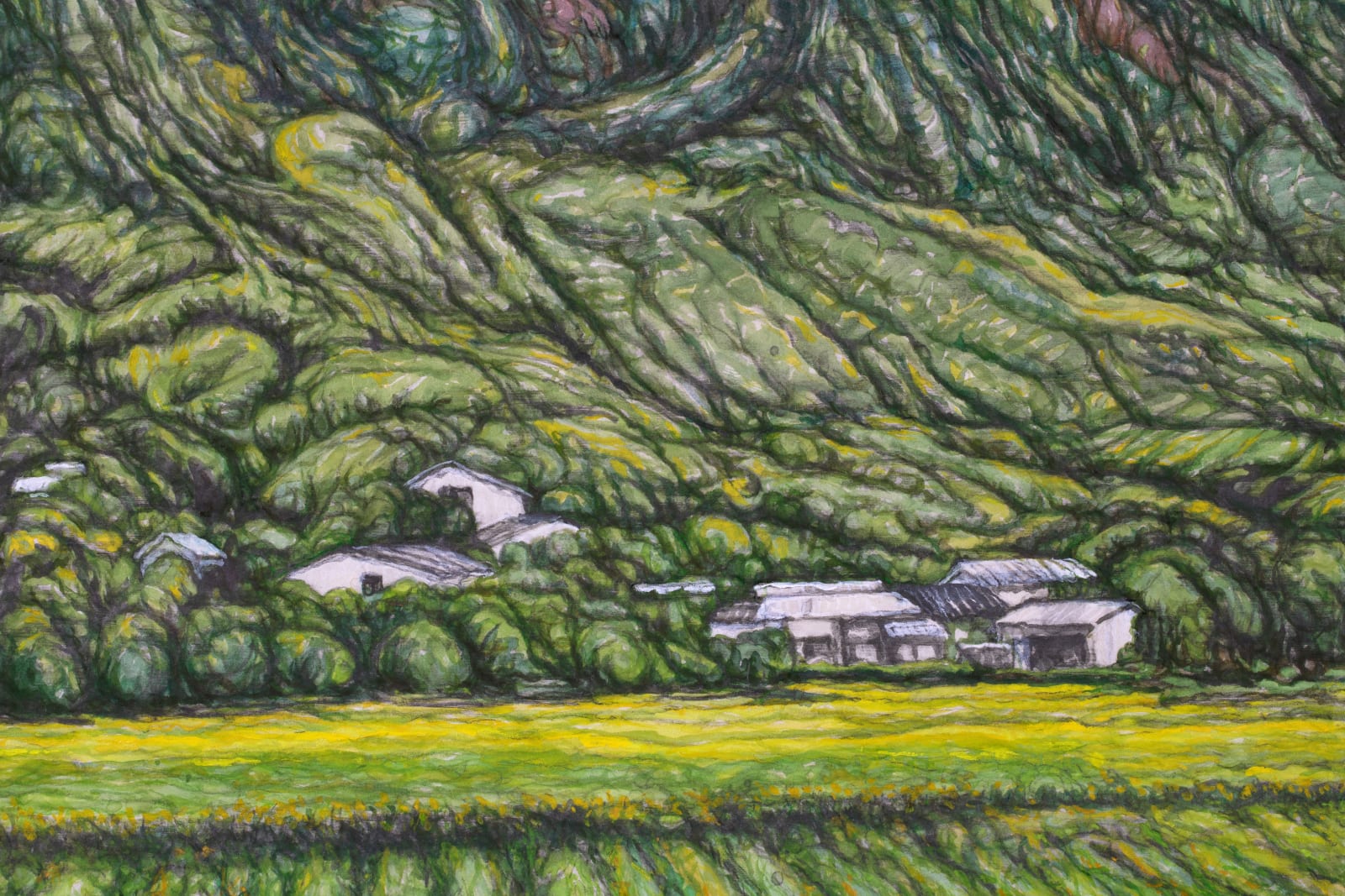 Shi Jin-Hua, Mountain Outside the Door, 2023