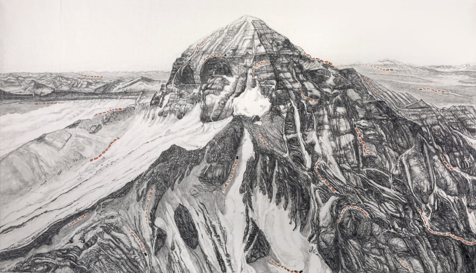 Shi Jin-Hua, Pen Walking #181, 2021-2022