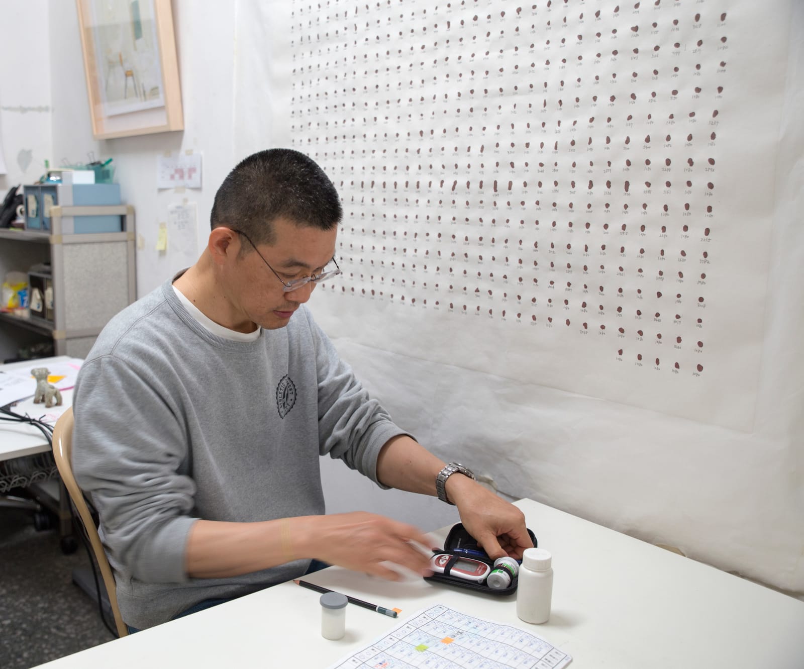 Shi Jin-Hua, One Thousand Days, 2012.04.20-2015.01.14