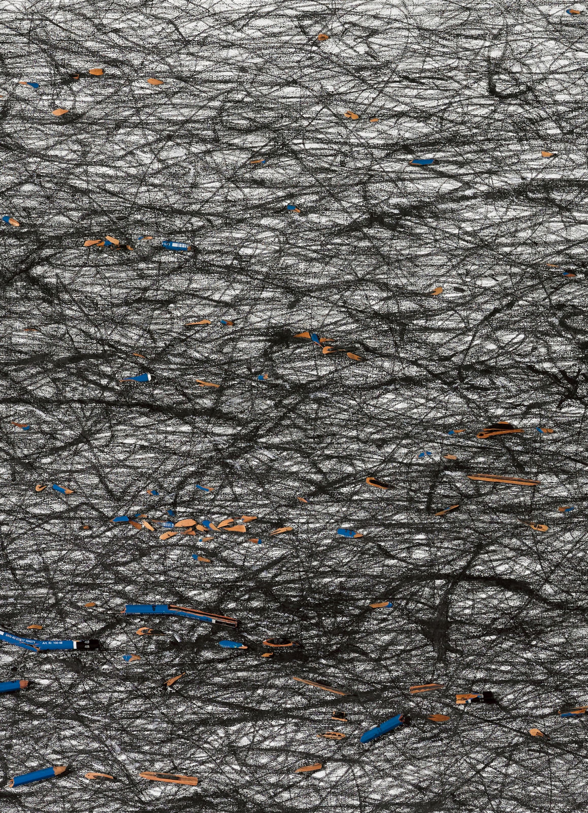 Shi Jin-Hua, Pen Walking #166, 2017