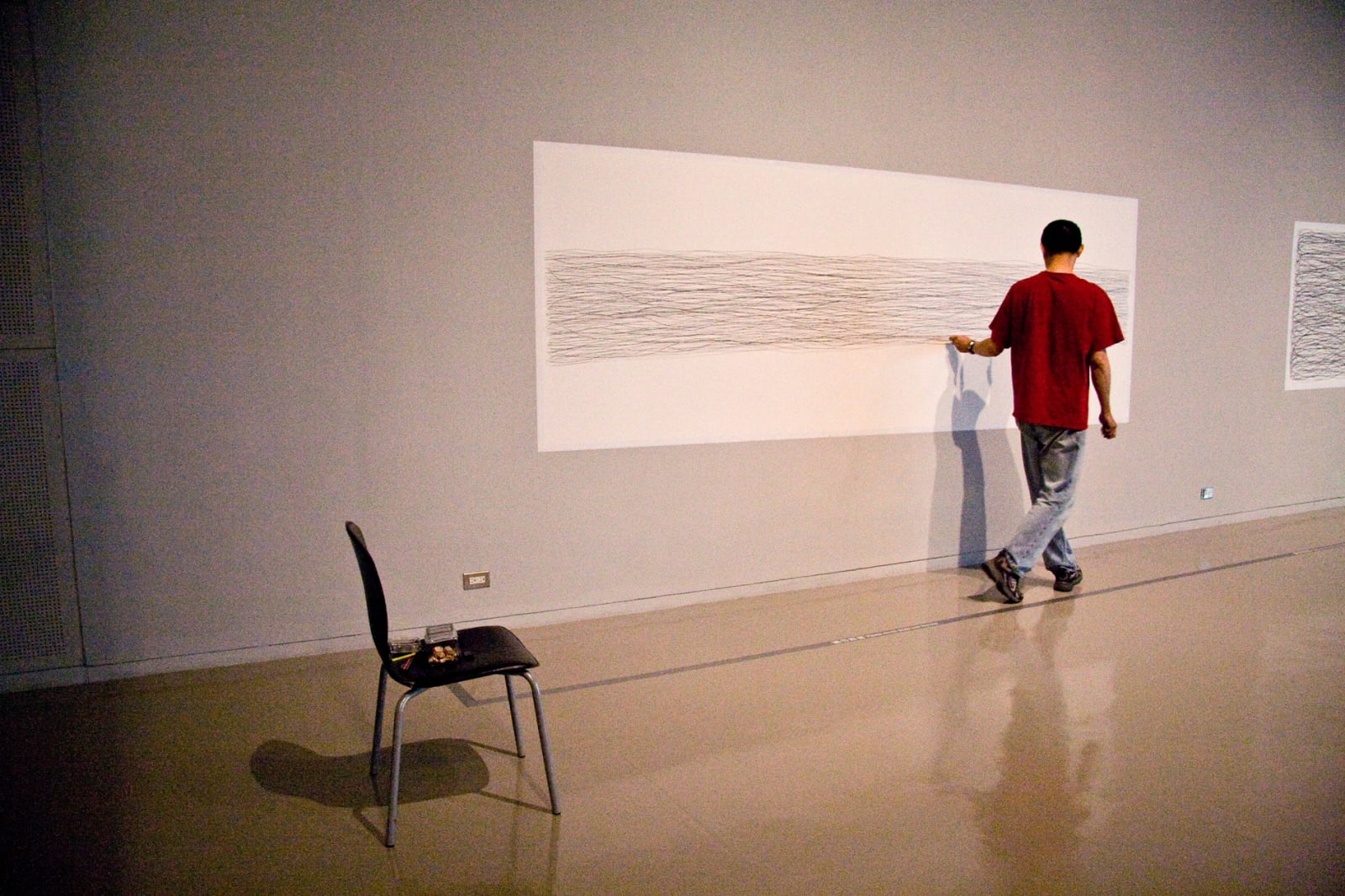 Shi Jin-Hua, Pen Walking #69, 2008
