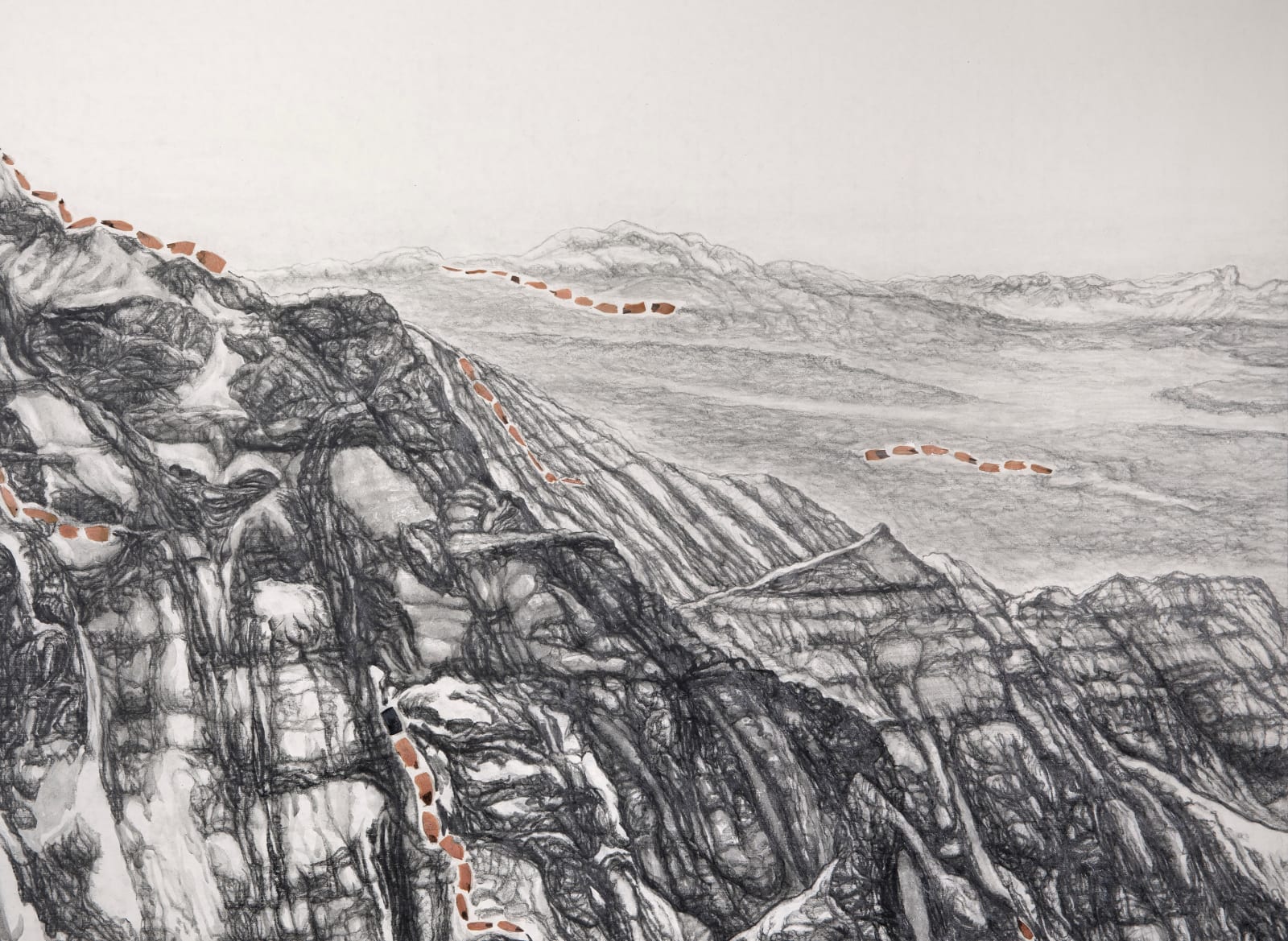 Shi Jin-Hua, Pen Walking #181, 2021-2022