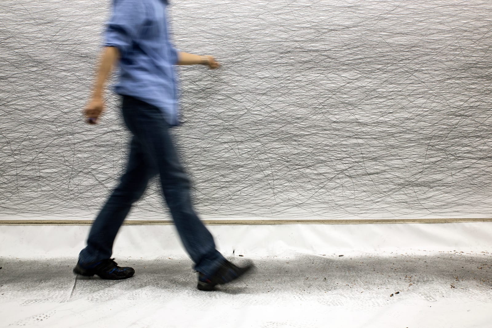 Shi Jin-Hua, A 100km Walk, 2012-2017