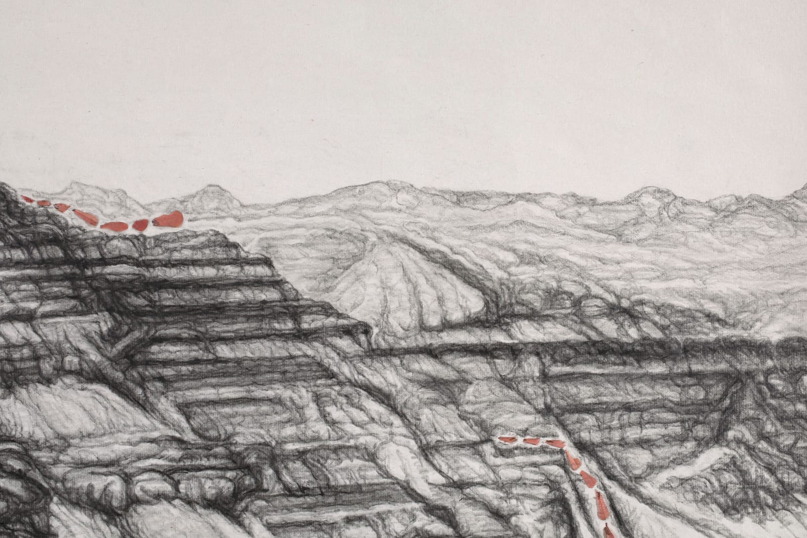 Shi Jin-Hua, Pen Walking #184, 2021-2023