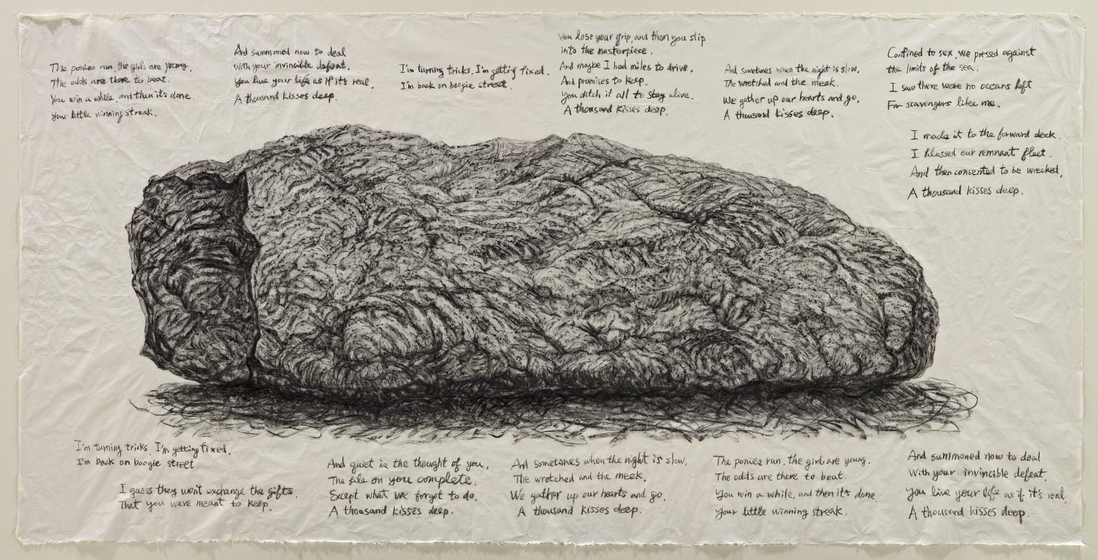 Shi Jin-Hua, Basalt under the Bodhi Tree