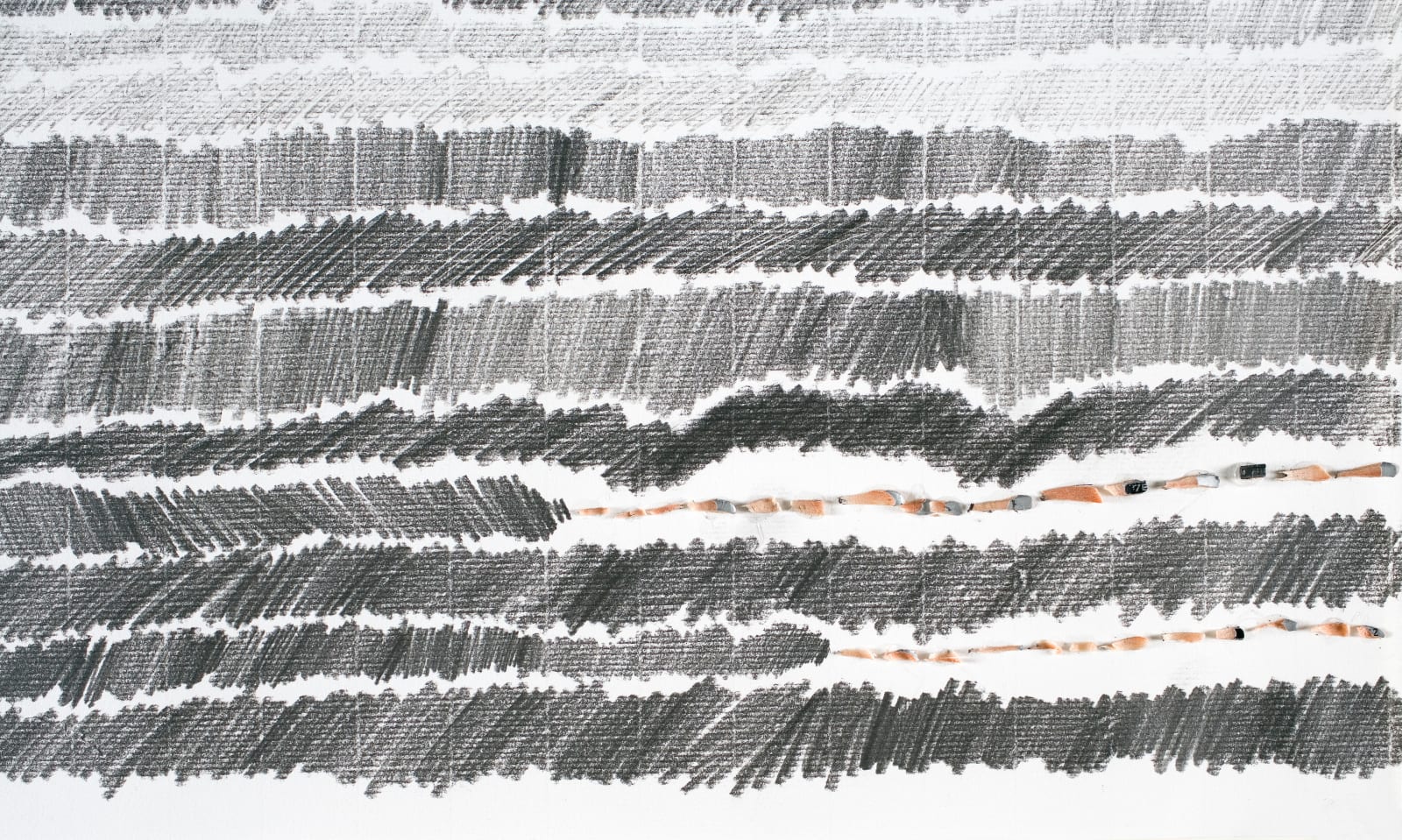 Shi Jin-Hua, Pen Walking #63, 2008