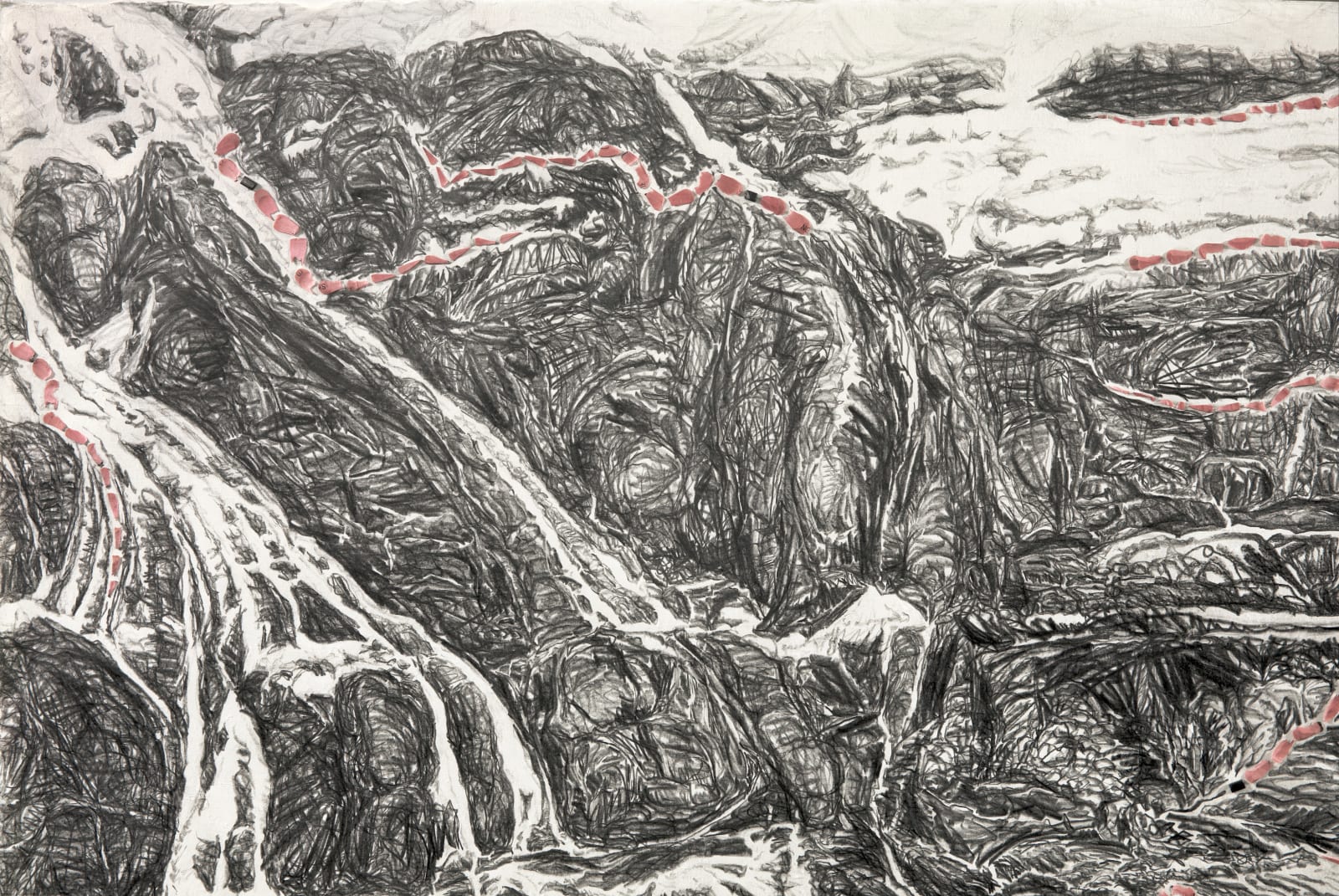 Shi Jin-Hua, Pen Walking #168, 2018-2019