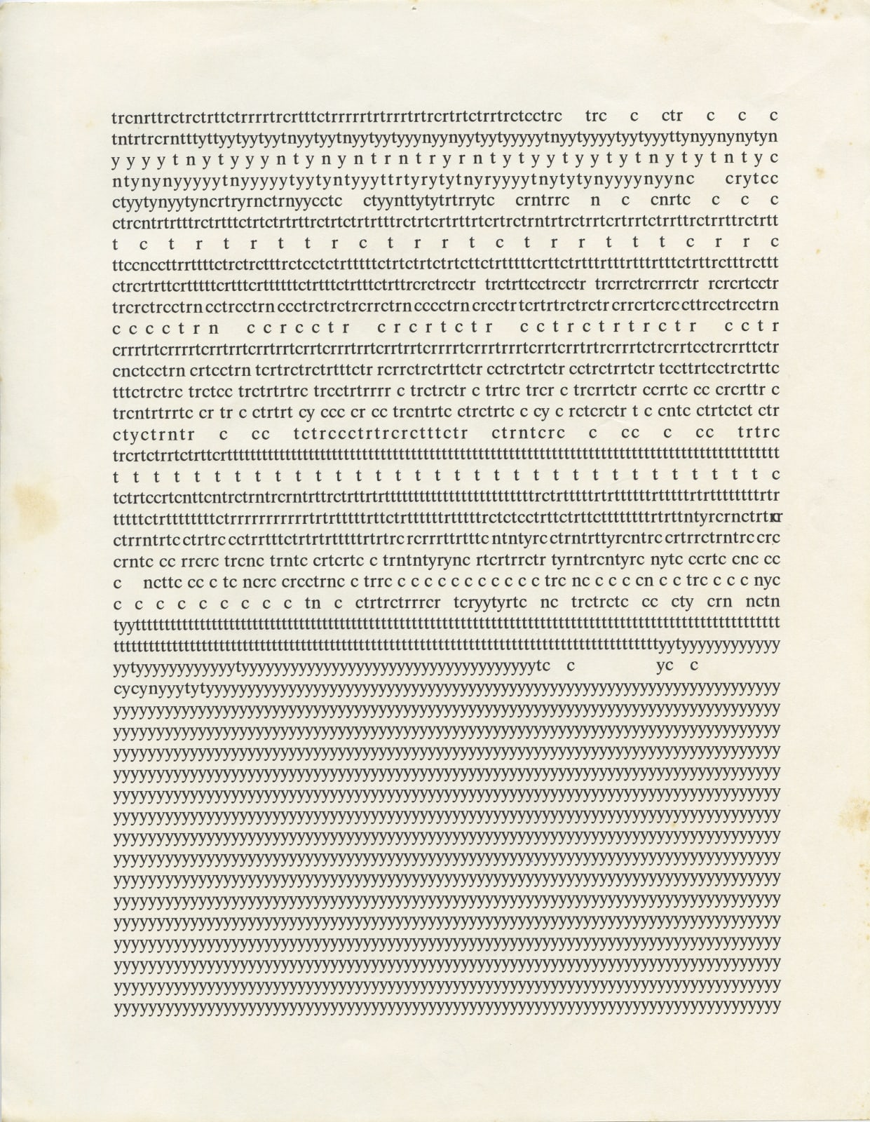 Shi Jin-Hua, Typing, 1996