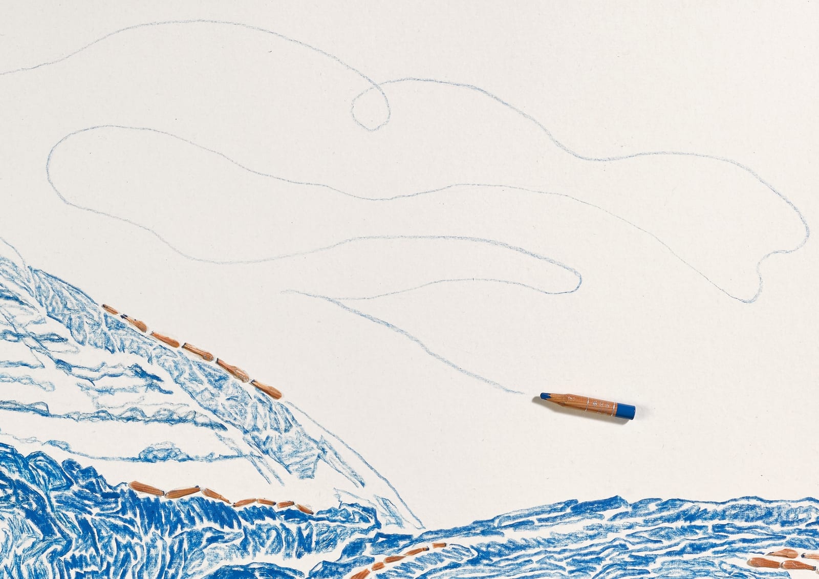 Shi Jin-Hua, Pen Walking #161, 2016