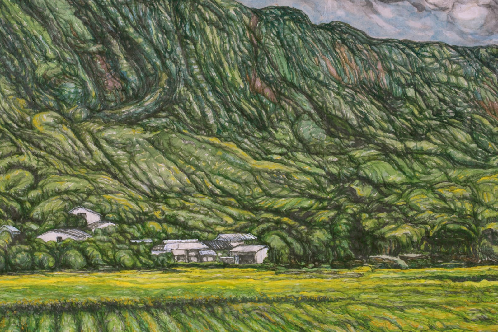 Shi Jin-Hua, Mountain Outside the Door, 2023