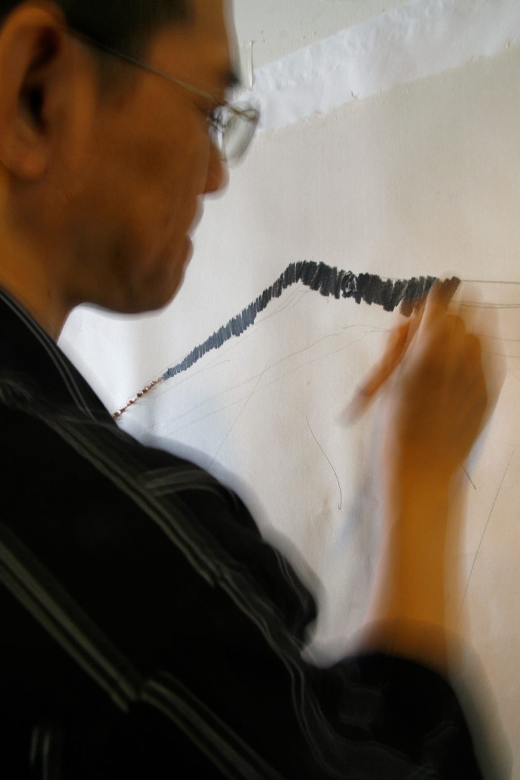 Shi Jin-Hua, Pen Walking #51, 2008