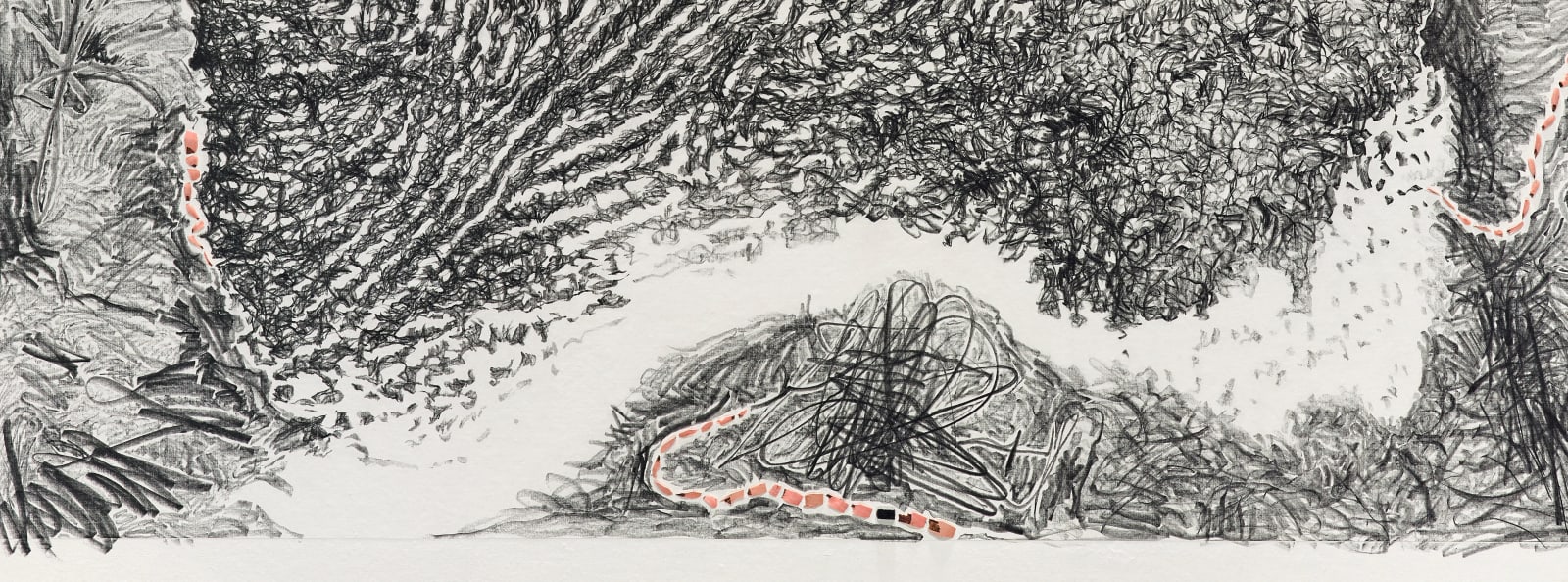 Shi Jin-Hua, Pen Walking #167, 2014-2019