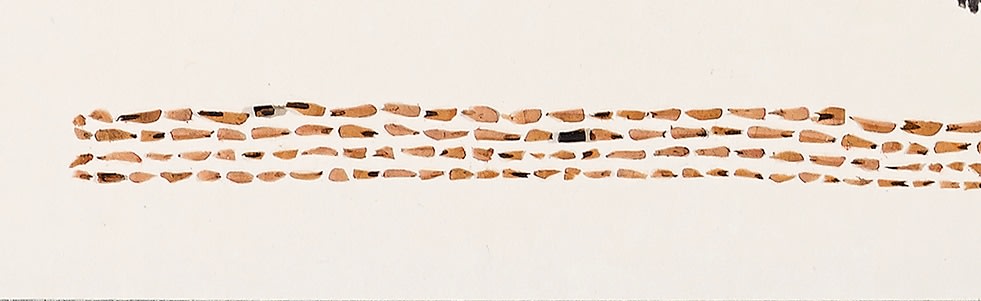 Shi Jin-Hua, Pen Walking #90, 2011-2014