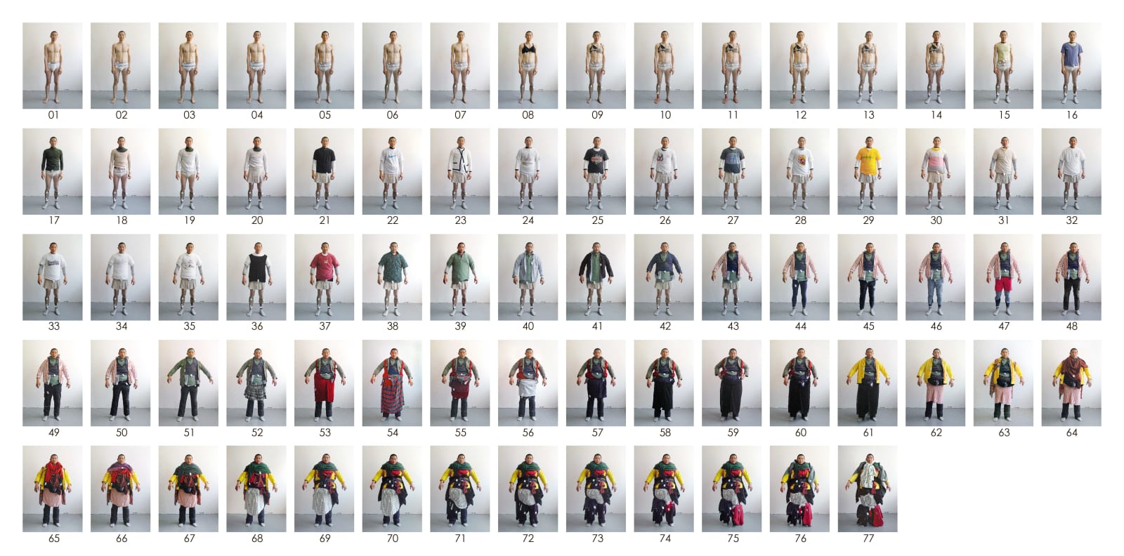 Shi Jin-Hua, Clothing Project, 2004-2008