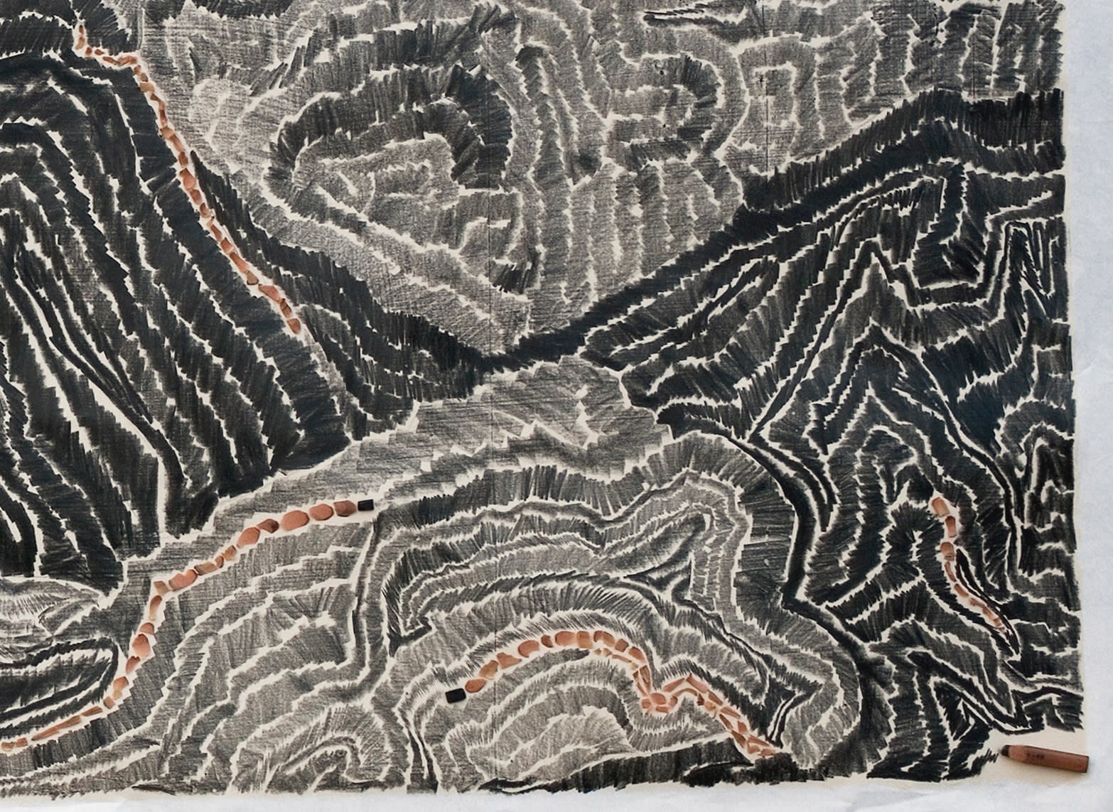 Shi Jin-Hua, Pen Walking #51, 2008