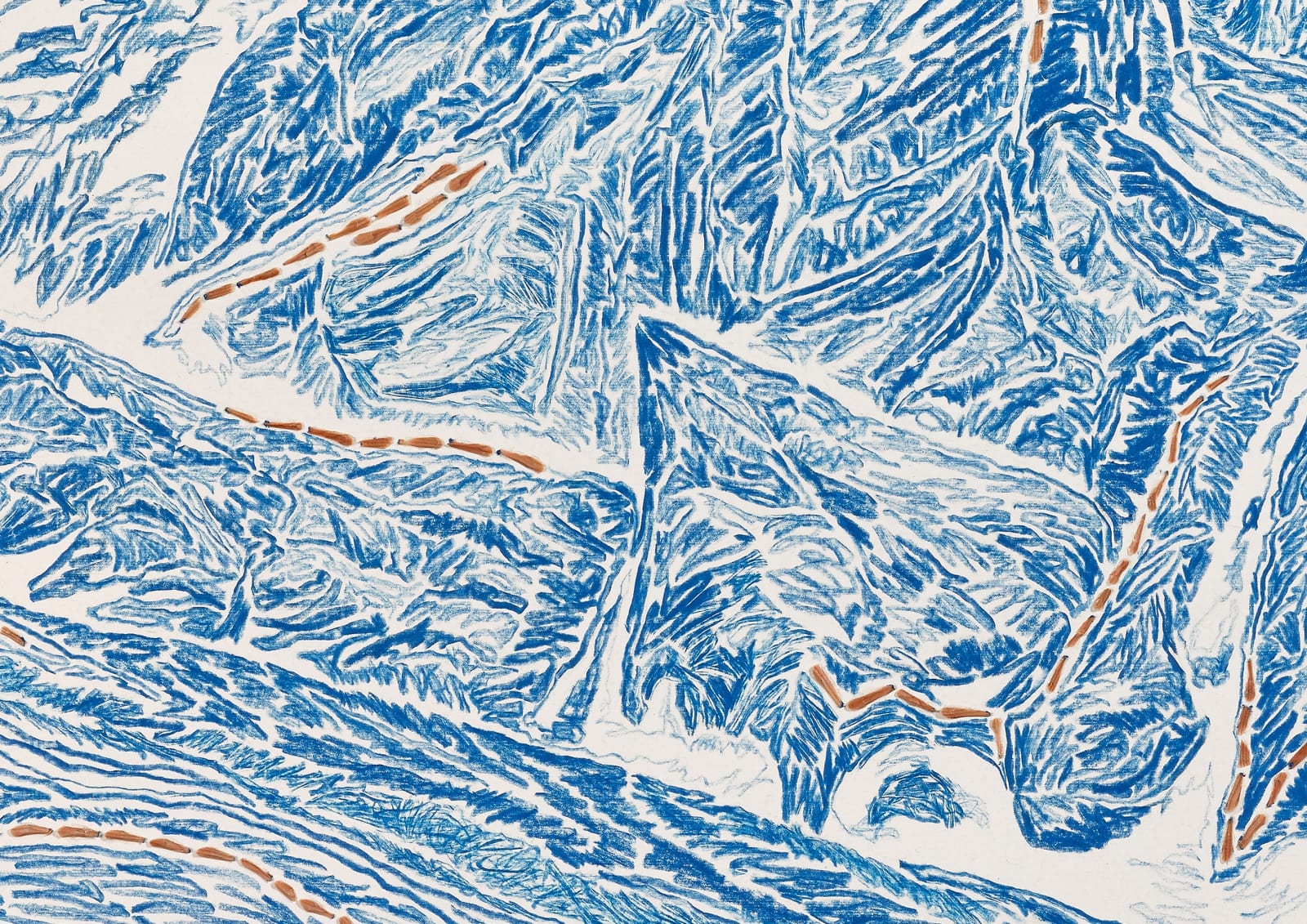 Shi Jin-Hua, Pen Walking #161, 2016