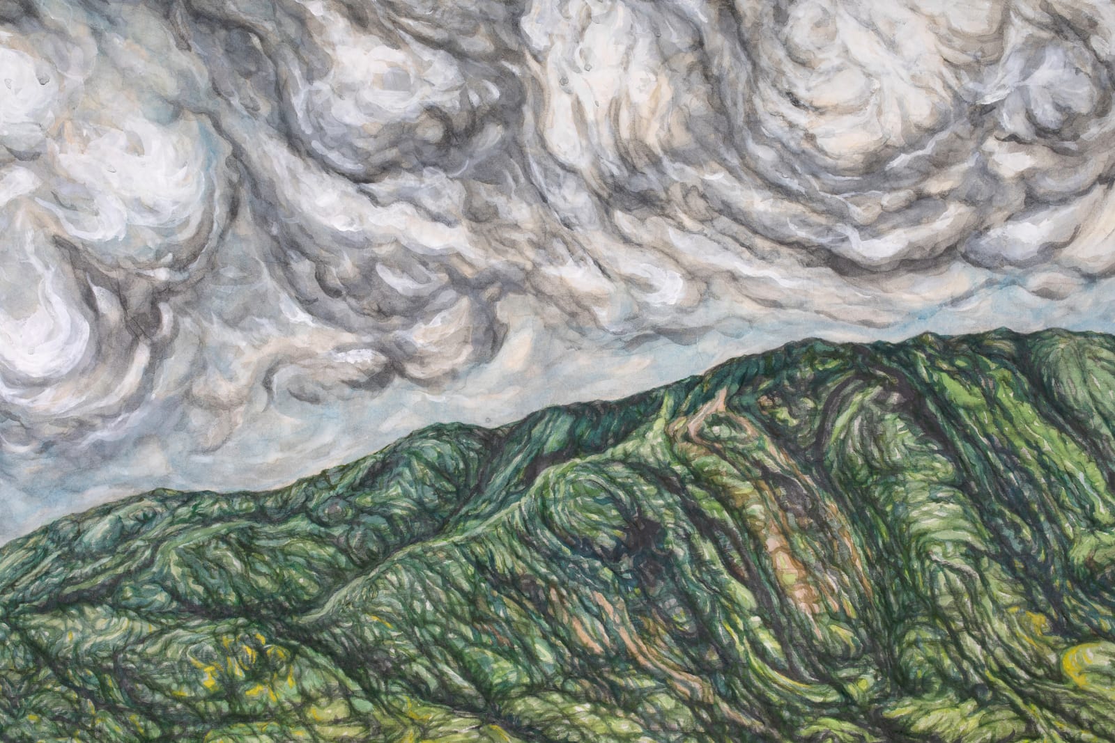 Shi Jin-Hua, Mountain Outside the Door, 2023